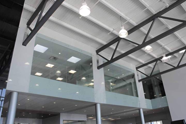 Interior glazed façade Montreal